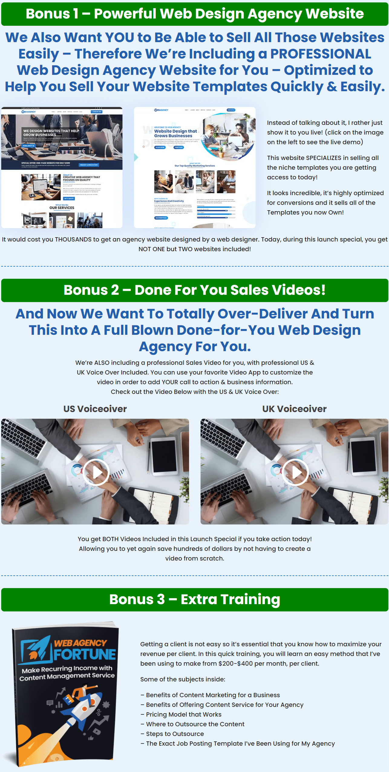 Web Agency Fortune Vol.5 bonus