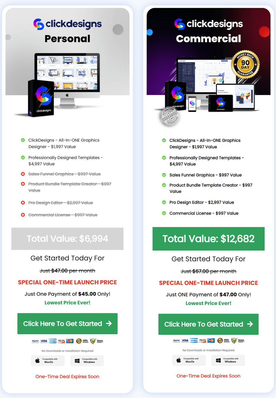 Clickdesigns-pricing-plans