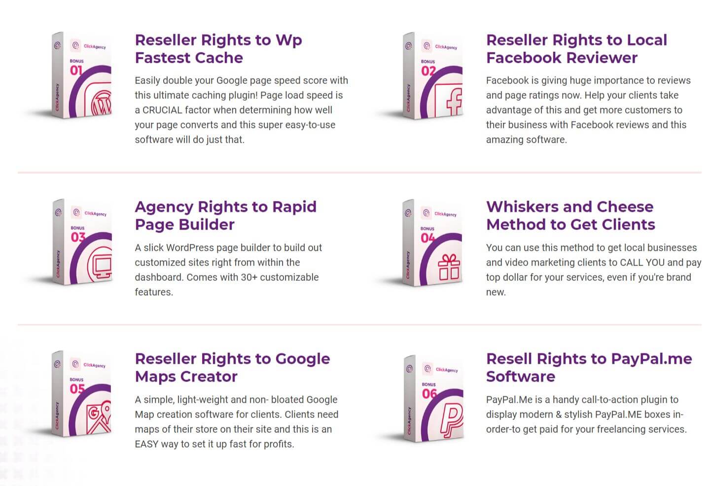 ClickAgency-Bonuses